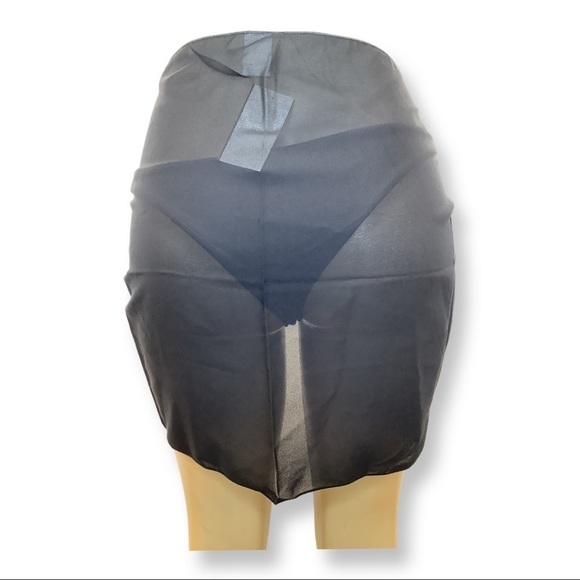 Zuliana Made in USA Black Sarong - Picture 4 of 4